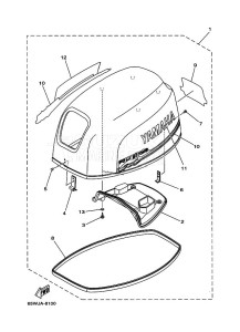 F25ESHW-USA drawing TOP-COWLING