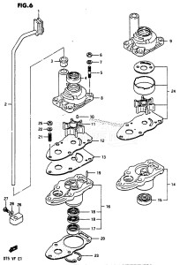 DT5 From 0501-436483 till 442054 ()  1984 drawing WATER PUMP