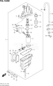 04003F-510001 (2005) 40hp E01 E13-Gen. Export 1 -  SE  Asia (DF40A  DF40AQH  DF40AST  DF40ATH) DF40A drawing FUEL VAPOR SEPARATOR (DF60ATH:E40)