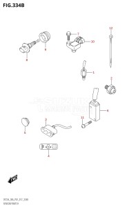 02504F-710001 (2017) 25hp P01-Gen. Export 1 (DF25A  DF25AR  DF25AT  DF25ATH) DF25A drawing SENSOR / SWITCH (DF25AR:P01)