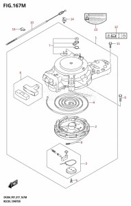 DF20A From 02002F-710001 (P01 P40)  2017 drawing RECOIL STARTER (DF20ATH:P01)