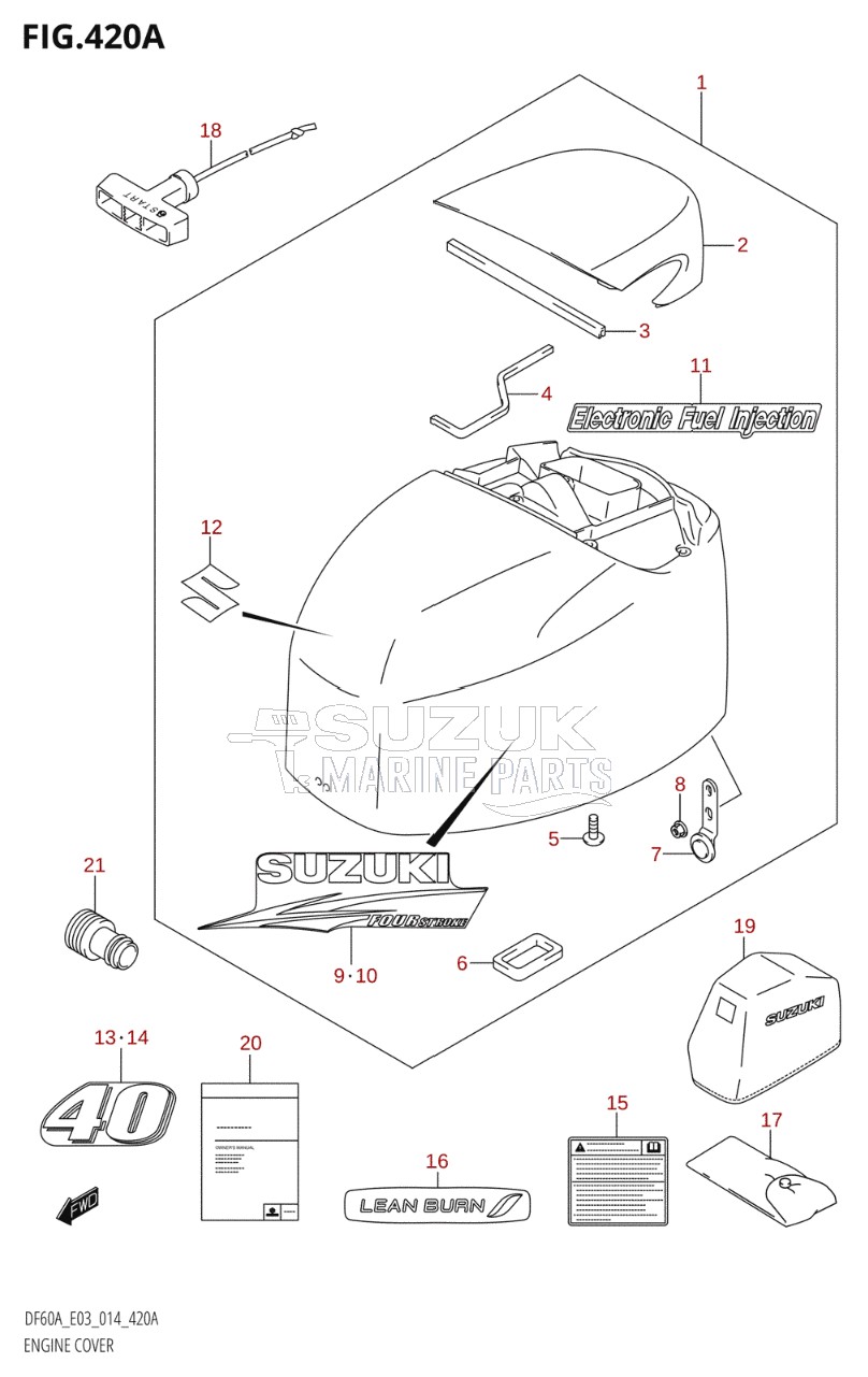 ENGINE COVER (DF40A)