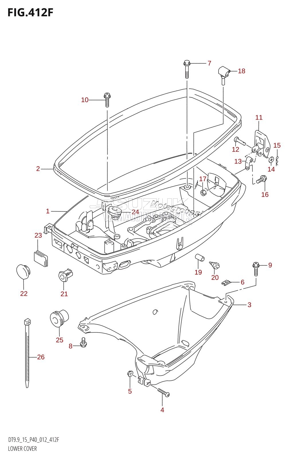 LOWER COVER (DT15K:P36)