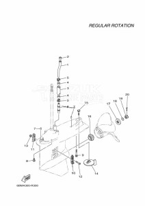 F150FET drawing PROPELLER-HOUSING-AND-TRANSMISSION-2