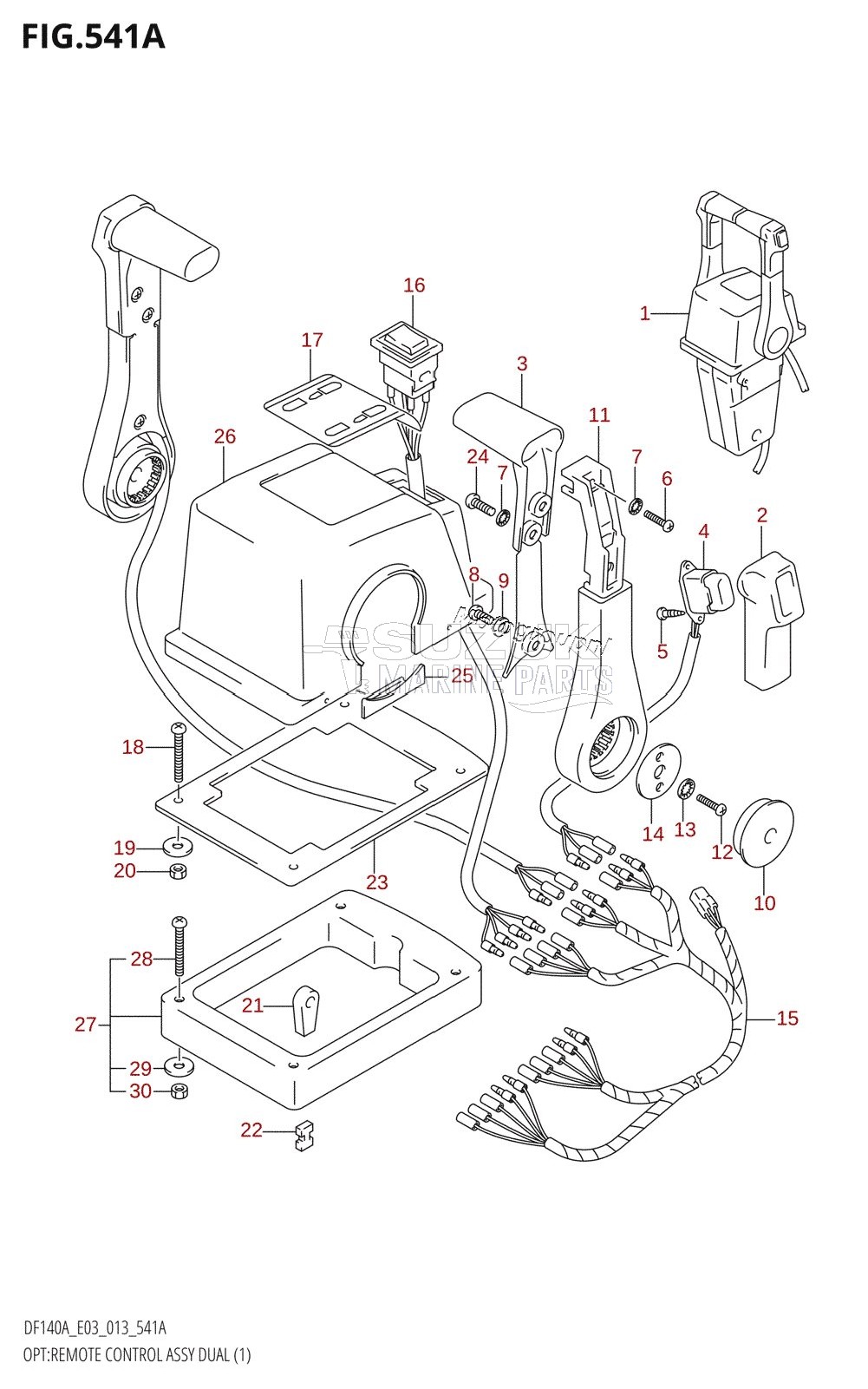 OPT:REMOTE CONTROL ASSY DUAL (1)