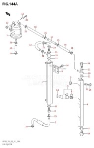 DF115T From 11502F-210001 (E03)  2012 drawing FUEL INJECTOR