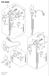 22501F-421001 (2004) 225hp E01-Gen. Export 1 (DF225TK4) DF225T drawing OPT:SWITCH