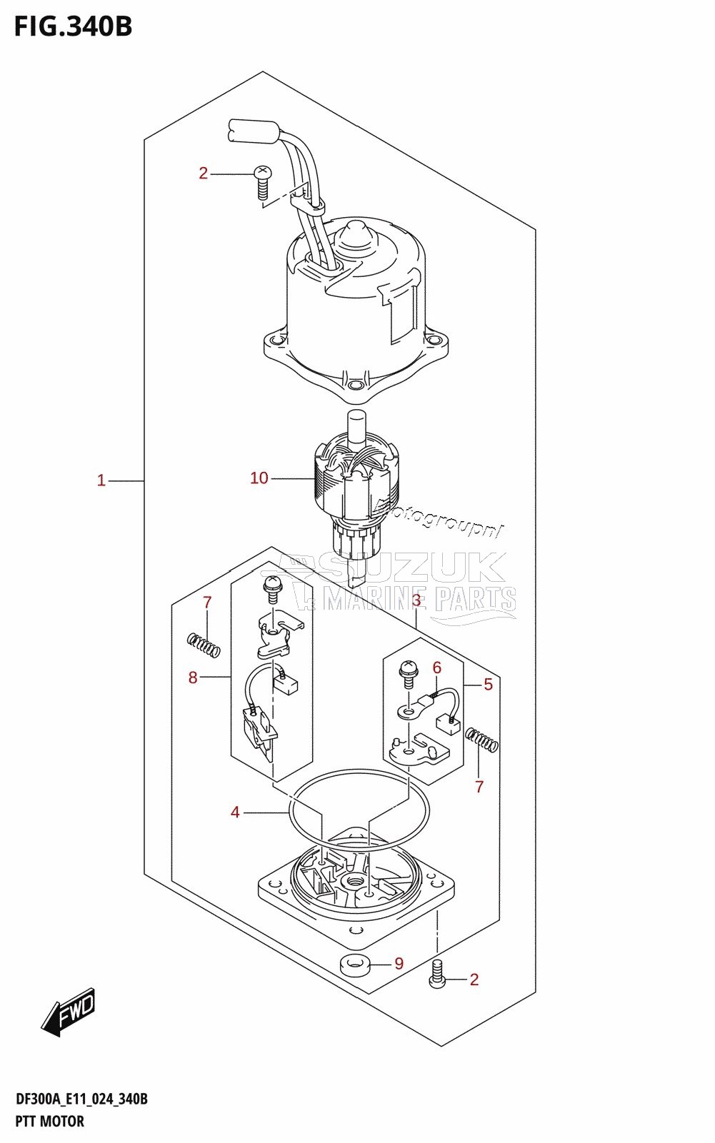 PTT MOTOR (L-TRANSOM)