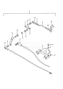 Outboard DT 8c drawing Remote Control Parts