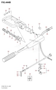 DT40 From 04005K-210001 ()  2012 drawing TILLER HANDLE (DT40W:P90)