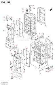 DF250Z From 25001Z-980001 (E01 E40)  2009 drawing CYLINDER HEAD