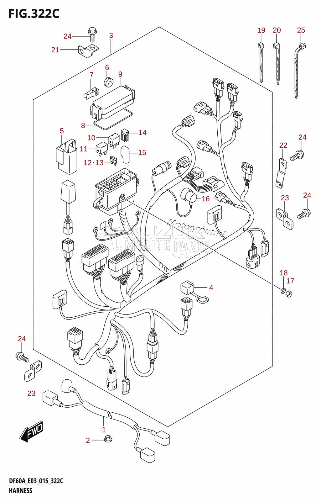 HARNESS (DF60A:E03)