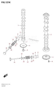 DF80A From 08002F-710001 (E03)  2017 drawing CAMSHAFT (DF90ATH:E40)