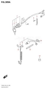 DT40 From 04005K-610001 ()  2016 drawing IGNITION SWITCH (DT40W:P40)