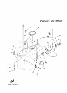 FL225BETX drawing PROPELLER-HOUSING-AND-TRANSMISSION-4