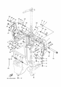 FL250HETX drawing FRONT-FAIRING-BRACKET