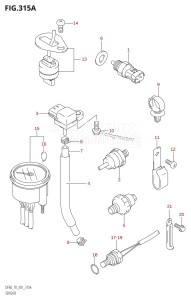 DF60 From 06001F-861001 (E01)  1998 drawing SENSOR