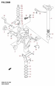 DF50A From 05003F-410001 (E01)  2014 drawing SWIVEL BRACKET (DF40AQH:E01)