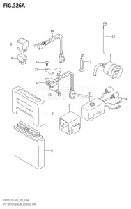 DF100 From 10002F-210001 (E01 E40)  2012 drawing PTT SWITCH /​ ENGINE CONTROL UNIT (DF100T:E01)