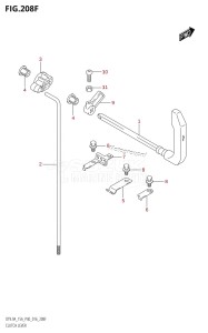 DT15A From 01504-610001 (P36 P40 P81)  2016 drawing CLUTCH LEVER (DT15A:P40)