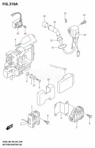 DF300A From 30002P-440001 (E11 - E40)  2024 drawing RECTIFIER /​ IGNITION COIL (DF25A)