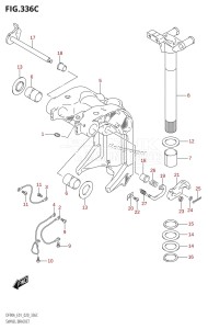 DF70A From 07003F-040001 (E01 E03 E11 E40)  2020 drawing SWIVEL BRACKET (DF70ATH,DF90ATH)