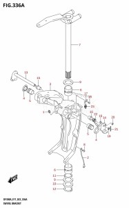 DF250ASS From 25001N-340001 (E03)  2023 drawing SWIVEL BRACKET (X-TRANSOM,XX-TRANSOM)