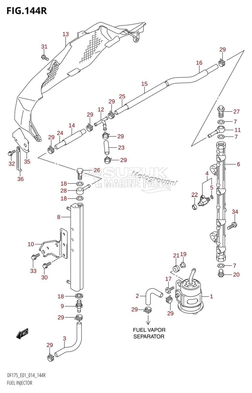 FUEL INJECTOR (DF175ZG:E01)