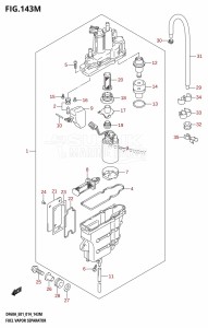 DF50A From 05004F-410001 (E01)  2014 drawing FUEL VAPOR SEPARATOR (DF60ATH:E40)