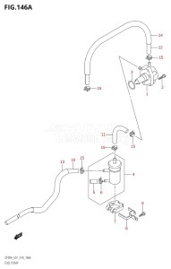 07003F-410001 (2014) 70hp E01 E40-Gen. Export 1 - Costa Rica (DF70A  DF70ATH) DF70A drawing FUEL PUMP