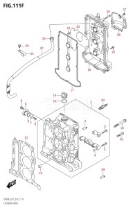 05004F-610001 (2016) 50hp E01-Gen. Export 1 (DF50AVT  DF50AVTH) DF50A drawing CYLINDER HEAD (DF50ATH:E01)