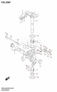 DF25A From 02504F-610001 (P03)  2016 drawing SWIVEL BRACKET (DF30AT:P03)