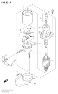 DF30A From 03003F-240001 (P03)  2022 drawing STARTING MOTOR (DF25A,DF25ATH,DF30ATH)