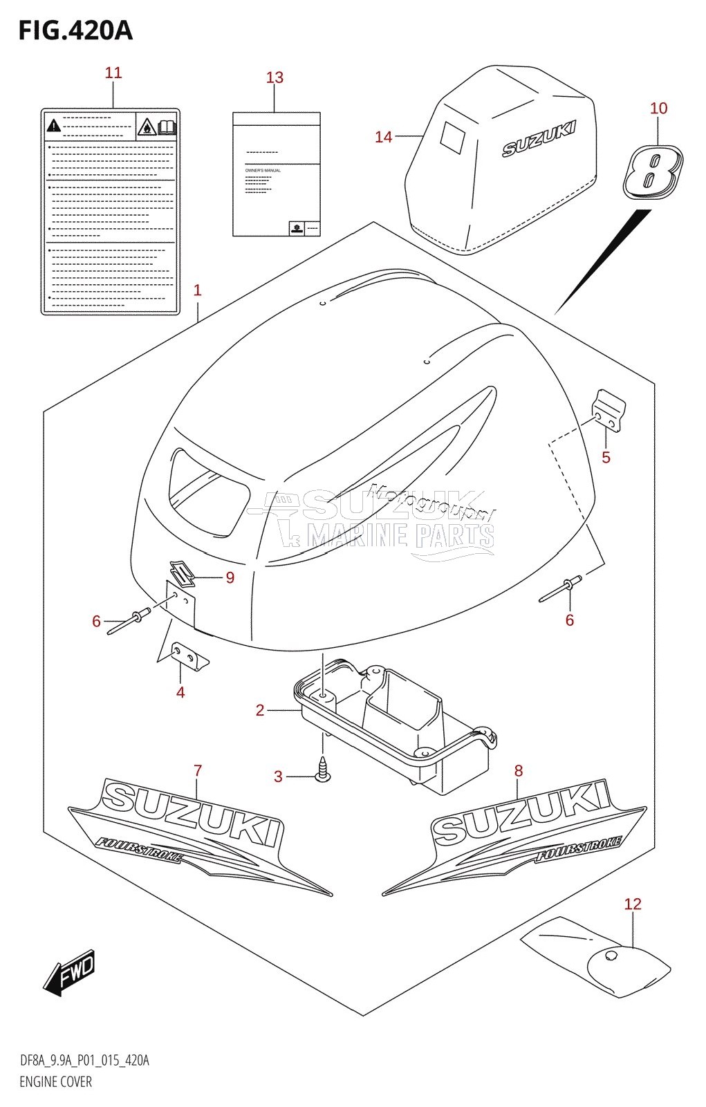 ENGINE COVER (DF8A:P01)