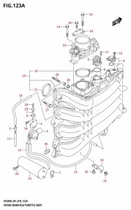 DF250Z From 25003Z-810001 (E40)  2018 drawing INTAKE MANIFOLD /​ THROTTLE BODY