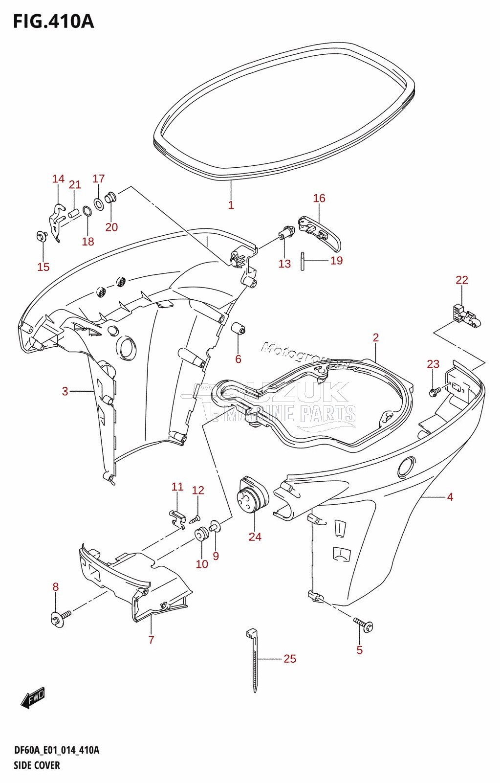 SIDE COVER (DF40A:E01)