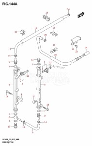 DF250ASS From 25001N-240001 (E03)  2022 drawing FUEL INJECTOR (E01,E03,E11)