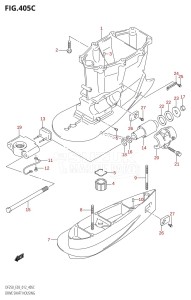 DF200 From 20002F-210001 (E03)  2012 drawing DRIVE SHAFT HOUSING (DF225T:E03:(X-TRANSOM,XX-TRANSOM))