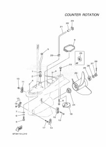 FL250AETU drawing PROPELLER-HOUSING-AND-TRANSMISSION-4