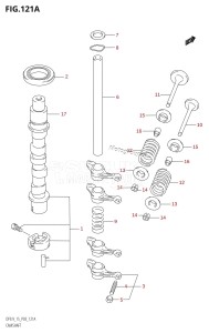 DF9.9 From 00993F-210001 (P03)  2012 drawing CAMSHAFT