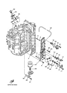 FL150AETL drawing CYLINDER-AND-CRANKCASE-3