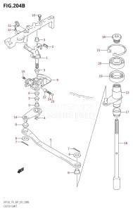 DF175T From 17502F-210001 (E01 E40)  2012 drawing CLUTCH SHAFT (DF150T:E40)