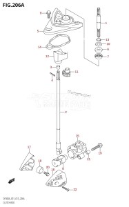 DF300A From 30002P-310001 (E40)  2013 drawing CLUTCH ROD