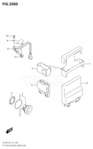 DF100A From 10003F-510001 (E01)  2015 drawing PTT SWITCH /​ ENGINE CONTROL UNIT (DF115AZ:E01)