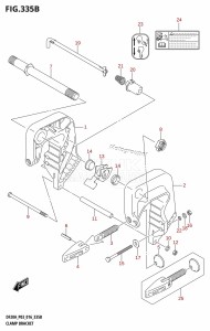 DF20A From 02002F-610001 (P03)  2016 drawing CLAMP BRACKET (DF9.9BR:P03)