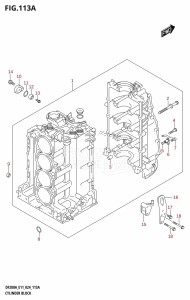 DF150AS From 15003F-440001 (E03 E11 E40)  2024 drawing CYLINDER BLOCK