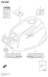 DF6A From 00603F-340001 (P03)  2023 drawing ENGINE COVER (DF6A:020)