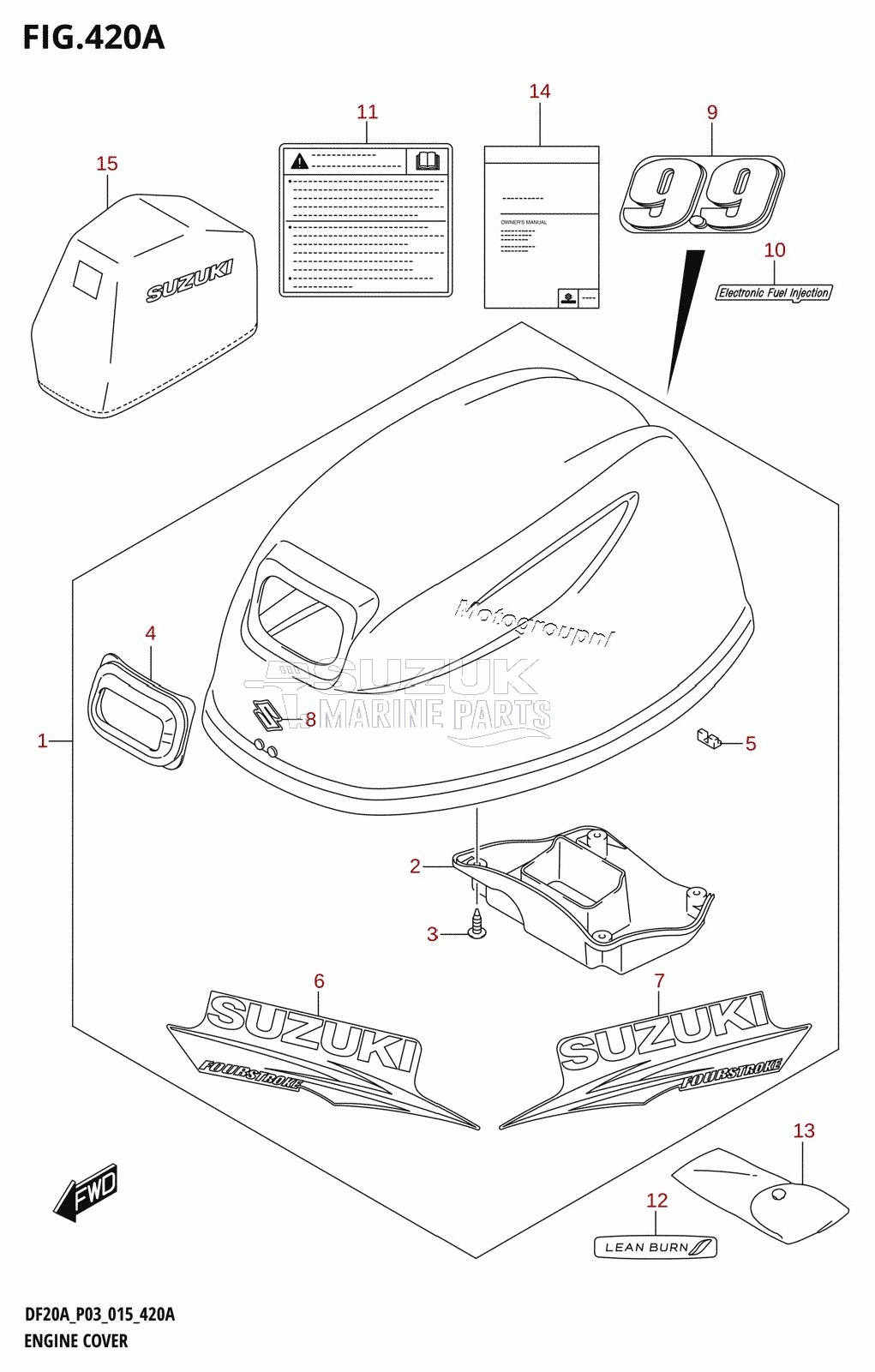 ENGINE COVER (DF9.9B:P03)