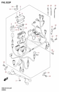 DF60A From 06002F-510001 (E01 E40)  2015 drawing HARNESS (DF50AVTH:E01)