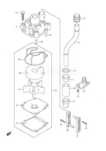 DF 140 drawing Water Pump